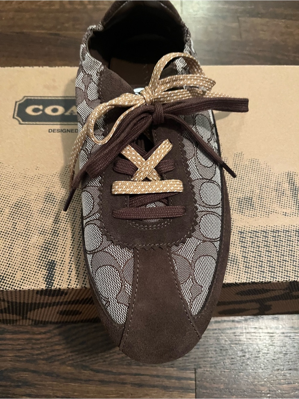 Coach Soft Sneaker Signature Jacquard CEE53 Men’s 8D/Women’s 10-10.5 EU-41.5D - Picture 6 of 8